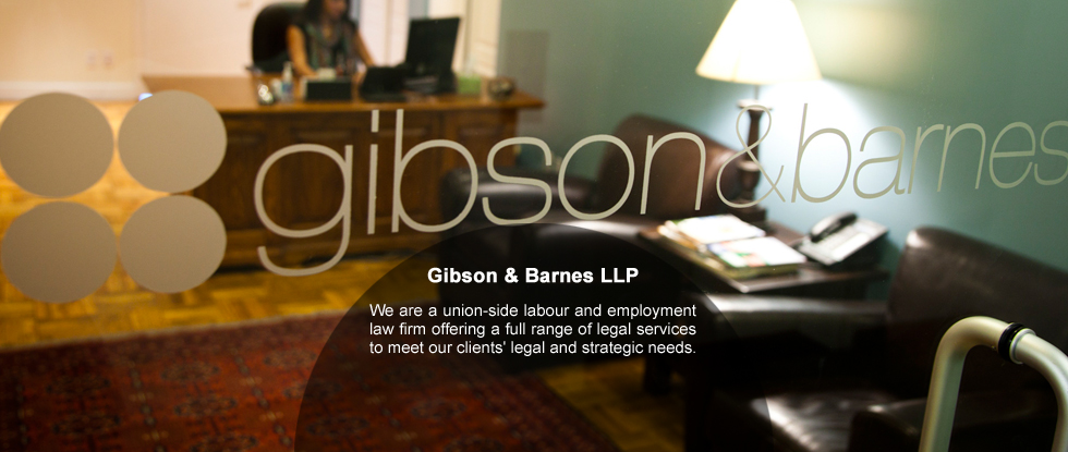 Gibson Barnes Llp A Union Side Labour Employment Law Firm